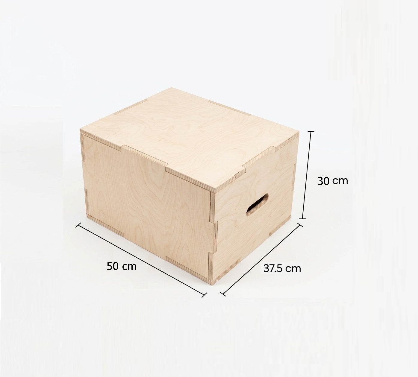 CrossFit Box with Dimensions: 50 cm x 37.5 cm x 30 cm