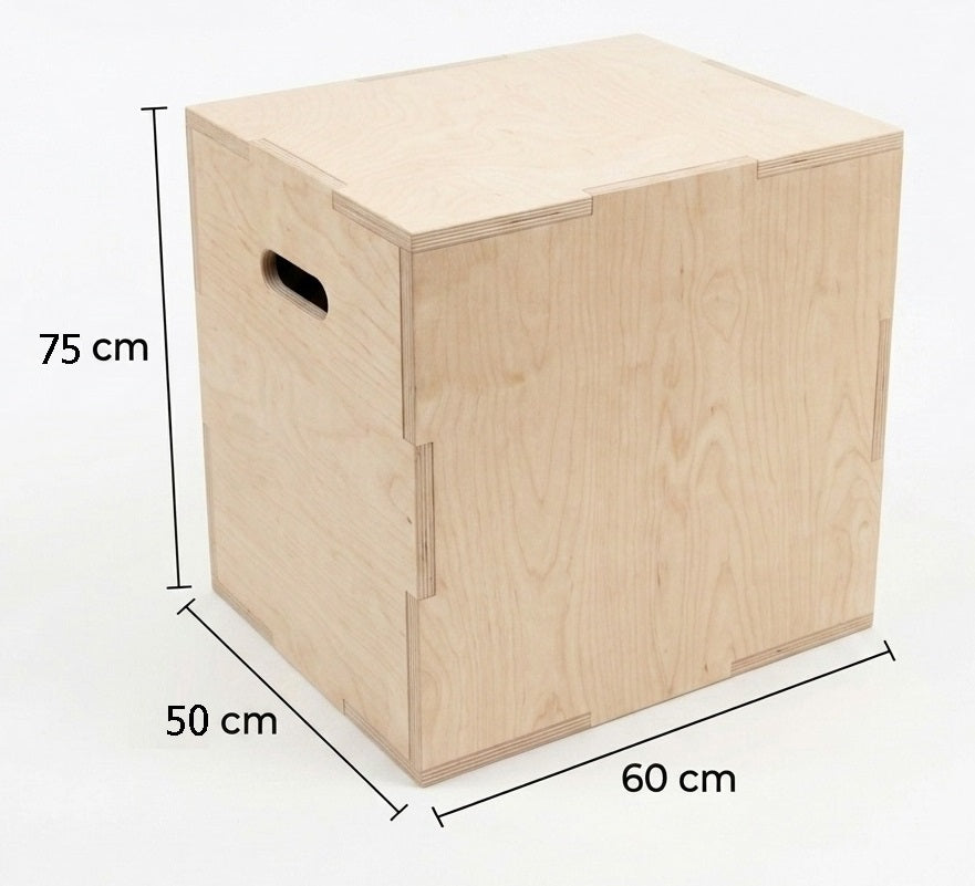 CrossFit Box with Dimensions: 75 cm x 60 cm x 50 cm