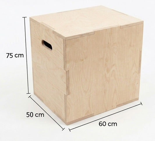 CrossFit Box with Dimensions: 75 cm x 60 cm x 50 cm