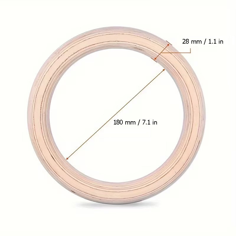 Gymnastic Rings with straps